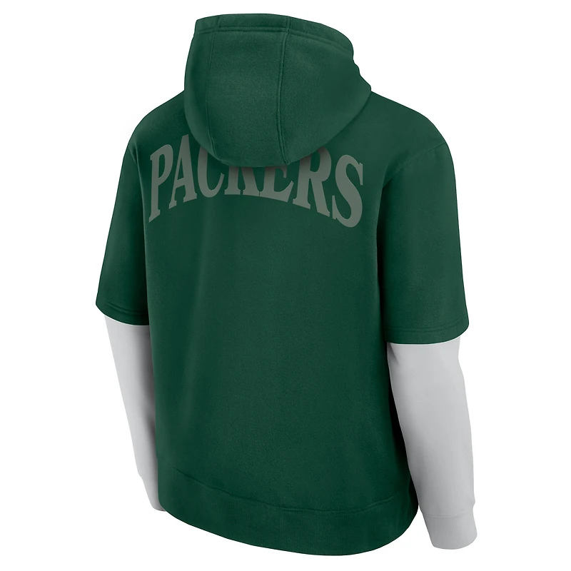 Sweat à capuche unisexe Fanatics Green Bay Packers Sleek Elements