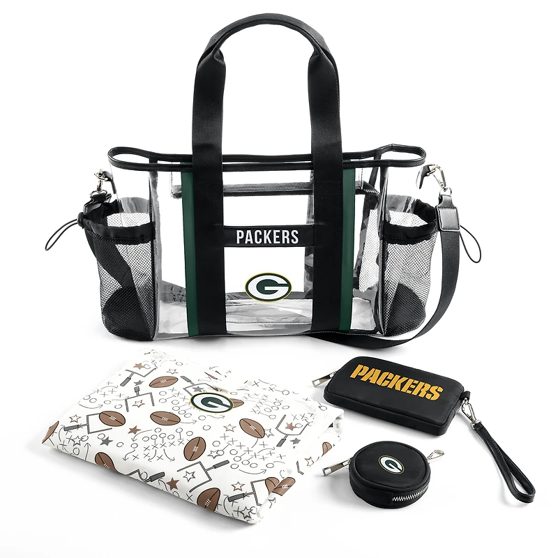 Sac bébé transparent WEAR by Erin Andrews Green Bay Packers Stadium