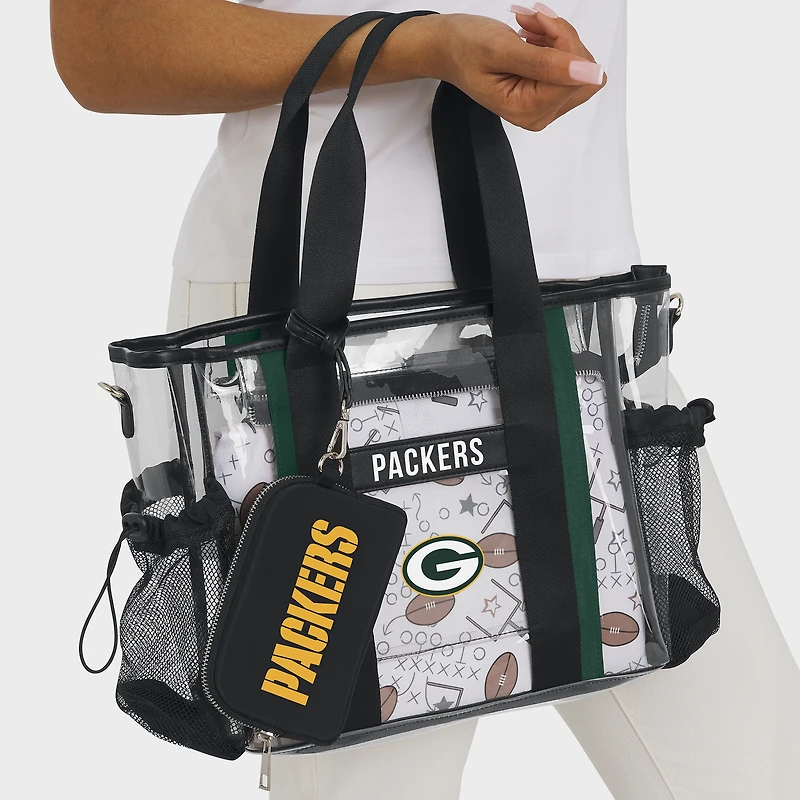 Sac bébé transparent WEAR by Erin Andrews Green Bay Packers Stadium