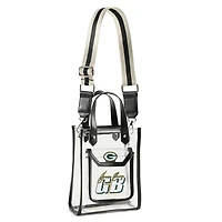 WEAR by Erin Andrews Sac à main transparent à bandoulière avec pochette à monnaie des Green Bay Packers