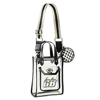 WEAR by Erin Andrews Sac à main transparent à bandoulière avec pochette à monnaie des Green Bay Packers