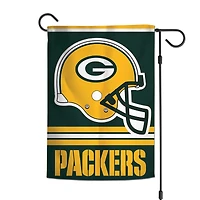 Drapeau de jardin double face WinCraft Green Bay Packers 12" x 18"