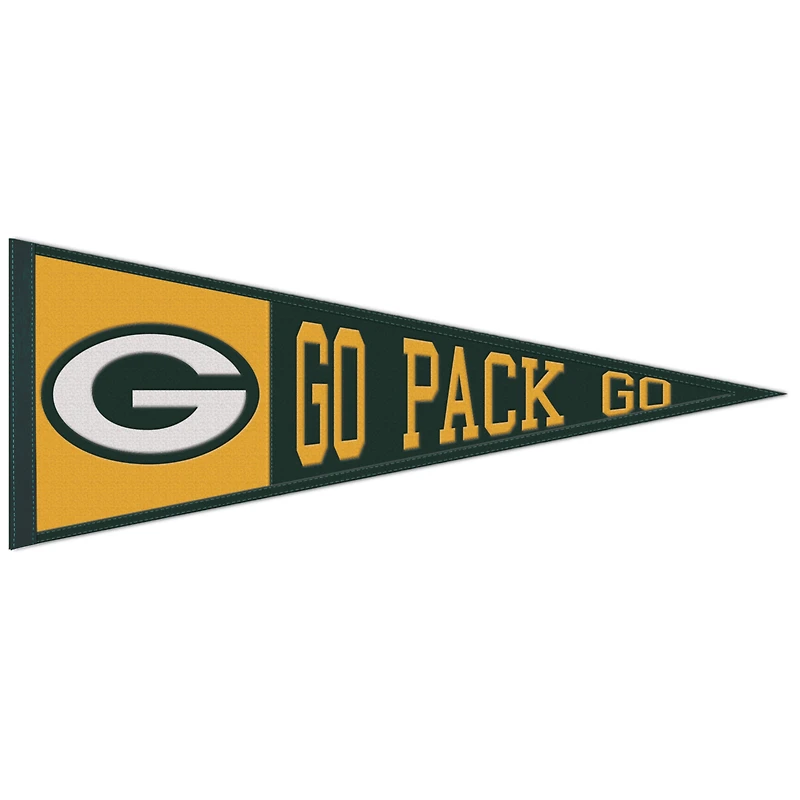 WinCraft Green Bay Packers 13'' x 32'' Slogan - Fanion