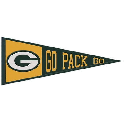 WinCraft Green Bay Packers 13'' x 32'' Slogan - Fanion