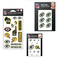 Ensemble de tatouages ​​sans eau WinCraft Green Bay Packers 4" x 7"