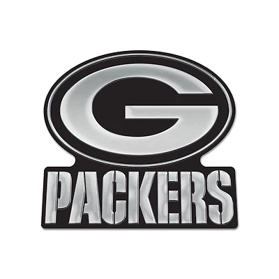 WinCraft Green Bay Packers Chrome Auto Emblem