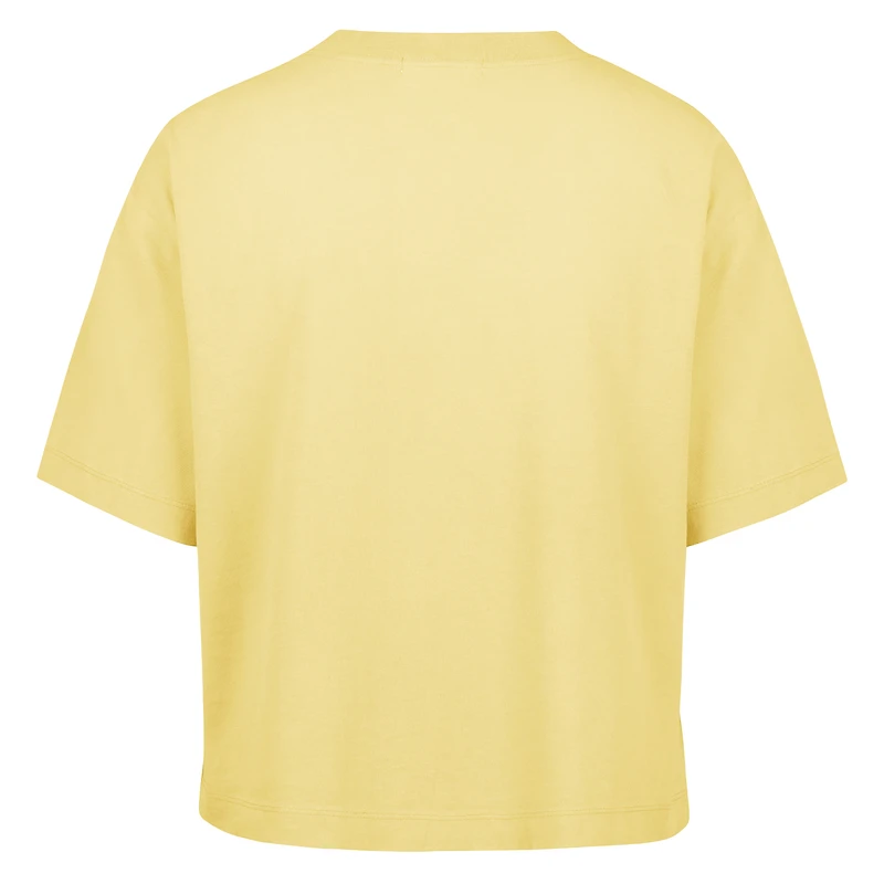 Women's '47  Yellow Green Bay Packers Florentina Montauk Cropped T-Shirt