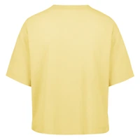 Women's '47  Yellow Green Bay Packers Florentina Montauk Cropped T-Shirt