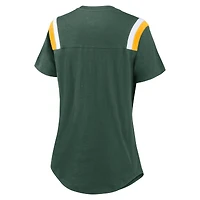 Women's Nike  Green Bay Packers Historic Slub Fashion T-Shirt