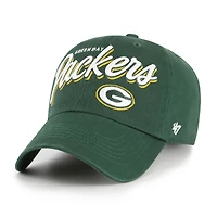 Women's '47  Green Green Bay Packers Ariana Clean Up Adjustable Hat