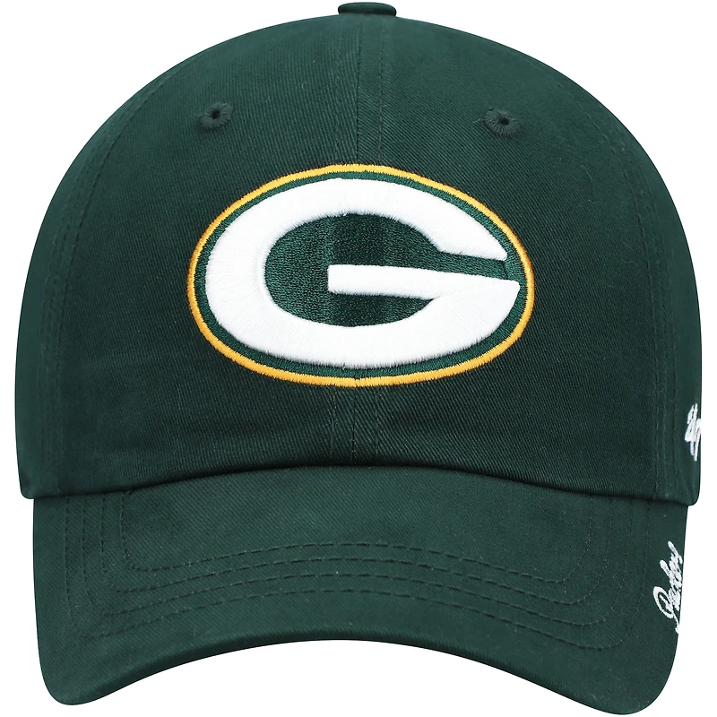 Women's '47 Green Green Bay Packers Miata Clean Up Primary Adjustable Hat