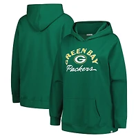 Sweat à capuche Whirlwind Naomi vert '47 pour femme, grande taille, des Packers de Green Bay