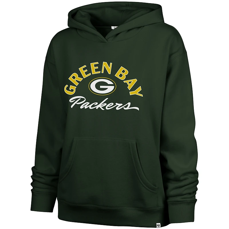 Women's '47 Green Bay Packers Whirlwind Naomi Pullover Hoodie