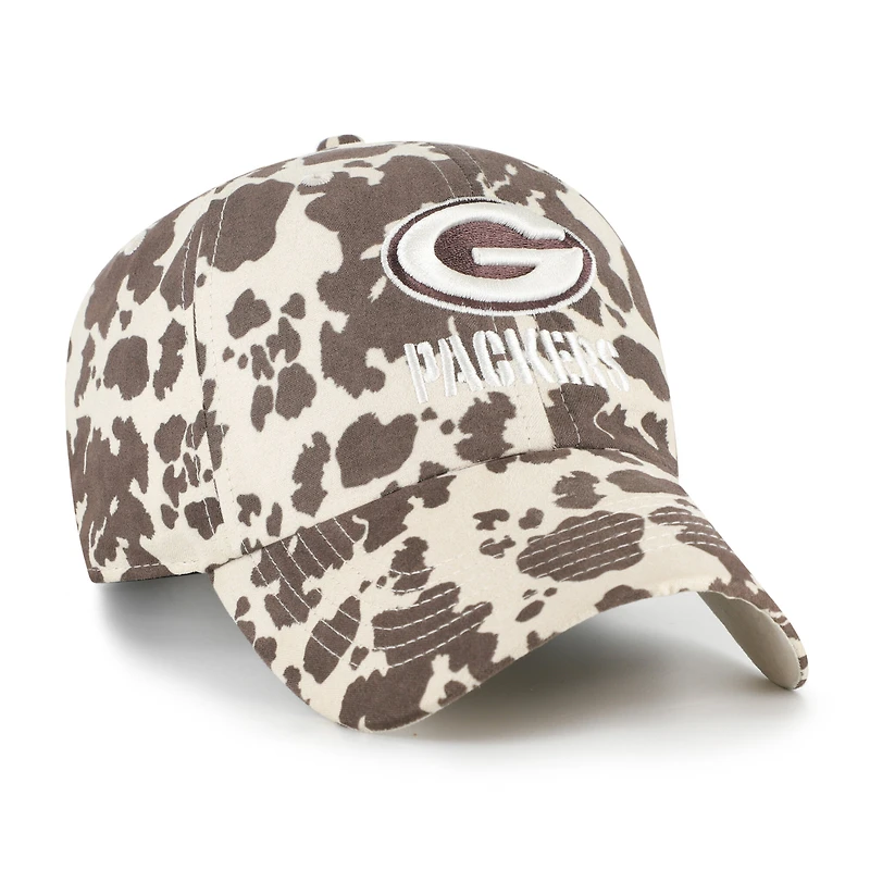 Women's '47 Natural Green Bay Packers Bessie Clean Up Adjustable Hat