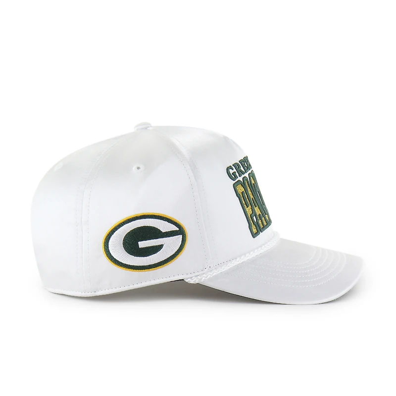 Women's '47  White Green Bay Packers Outspoken Hitch Adjustable Hat