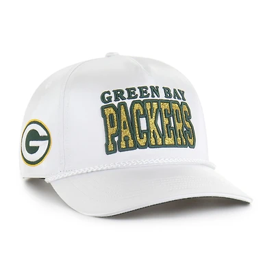 Women's '47 White Green Bay Packers Outspoken Hitch Adjustable Hat