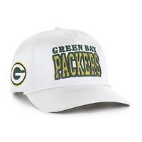 Women's '47  White Green Bay Packers Outspoken Hitch Adjustable Hat