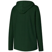 T-shirt à capuche manches longues Opulent Green Bay Packers pour femme Antigua