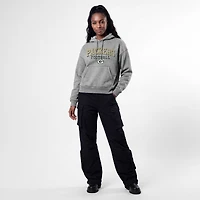Women's Champion Gray Green Bay Packers Triumph Tri-Blend Hoodie