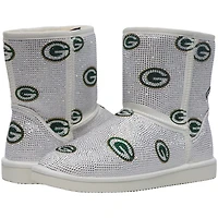 Women's Cuce  Green Bay Packers Logo Pull on Ankle Boots