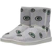 Women's Cuce  Green Bay Packers Logo Pull on Ankle Boots