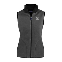 Gilet zippé en polaire Cascade Eco Sherpa pour femme, gris Cutter & Buck, des Green Bay Packers