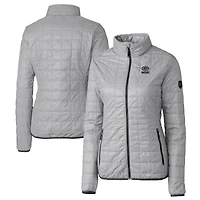 Doudoune isolante entièrement zippée Rainier PrimaLoft Eco pour femme, grise, Cutter & Buck, des Green Bay Packers
