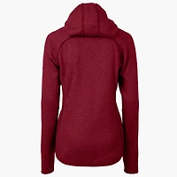 Veste zippée intégrale pour femme Cutter & Buck Heathered Red Green Bay Packers Mainsail