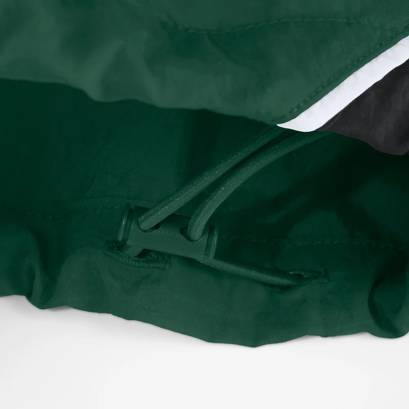 Women's Fanatics Green/Black Green Bay Packers Team First Backwards Lateral Nylon Pants