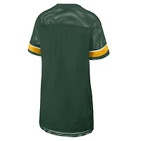 Women's Fanatics Green Bay Packers Oversized Mesh V-Neck Dress