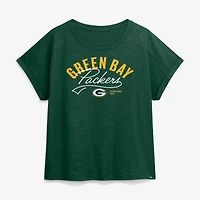 T-shirt oversize vert Green Bay Packers pour femmes de Fanatics