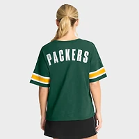 Women's Fanatics Green Bay Packers Redzone Curl Route T-Shirt