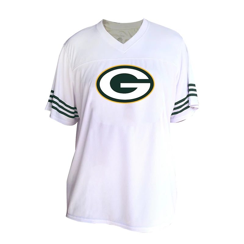Women's Fanatics Jordan Love White Green Bay Packers Plus Fashion Jersey