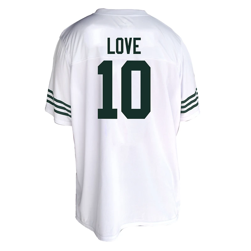 Maillot de sport grande taille pour femme Fanatics Jordan Love White des Green Bay Packers