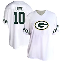 Women's Fanatics Jordan Love White Green Bay Packers Plus Fashion Jersey