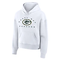 Sweat à capuche blanc Fanatics pour femmes des Packers de Green Bay, receveur éligible