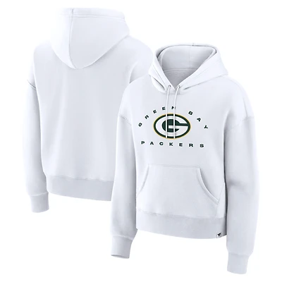 Sweat à capuche blanc Fanatics pour femmes des Packers de Green Bay, receveur éligible