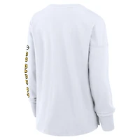 Women's Fanatics White Green Bay Packers Hometown Legacy Long Sleeve T-Shirt