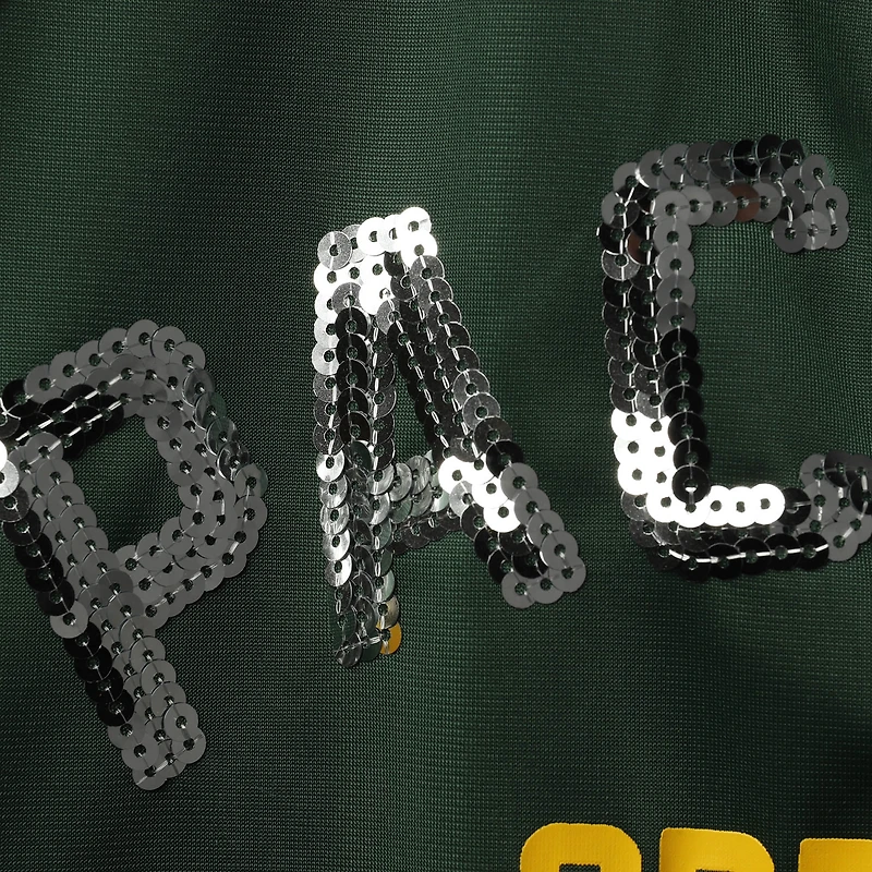 Women's G-III 4Her by Carl Banks Green Bay Packers Backfield Raglan - Full-Zip Track Jacket