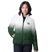 Doudoune zippée intégrale Overtime Ombre pour femme G-III 4Her par Carl Banks Green Bay Packers