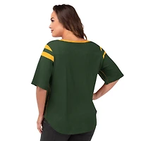 Women's G-III 4Her by Carl Banks Green Bay Packers Plus Linebacker T-Shirt