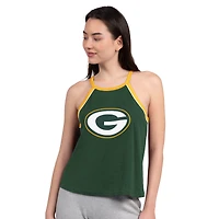 Women's G-III 4Her by Carl Banks Green Bay Packers Redemption Win Slub Tank Top