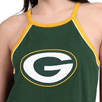 Women's G-III 4Her by Carl Banks Green Bay Packers Redemption Win Slub Tank Top