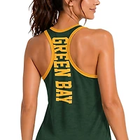 Women's G-III 4Her by Carl Banks Green Bay Packers Tater II Racerback Tank Top