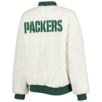 Veste réversible pour femme G-III 4Her by Carl Banks Oatmeal/Green Green Bay Packers Switchback