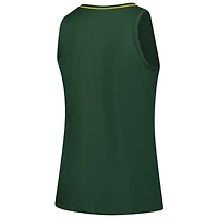 Débardeur à col en V Stellar Win pour femme, grande taille, logo athlétique vert des Green Bay Packers