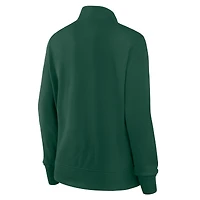 Women's Logo Athletic Green Bay Packers Velocity Quarter-Zip Jacket