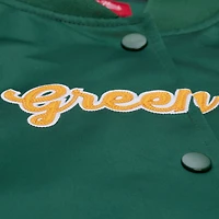 Women's Mitchell & Ness  Green Bay Packers Full-Snap Satin Jacket