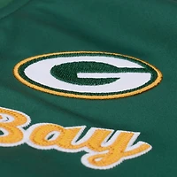 Women's Mitchell & Ness  Green Bay Packers Full-Snap Satin Jacket