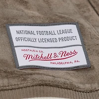 Veste universitaire Mitchell & Ness beige Green Bay Packers pour femme